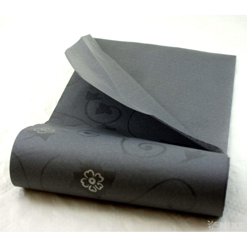 ROLE PAPÍR FLORALES 50cmx20m*ŠEDÁ