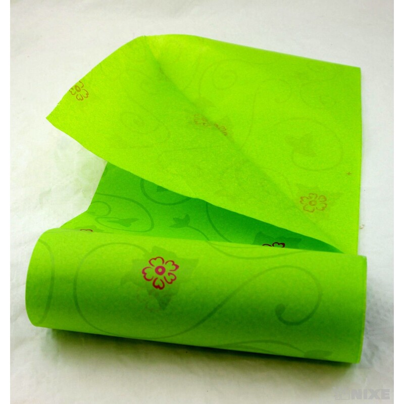 ROLE PAPÍR FLORALES 50cmx20m*ZELENÁ