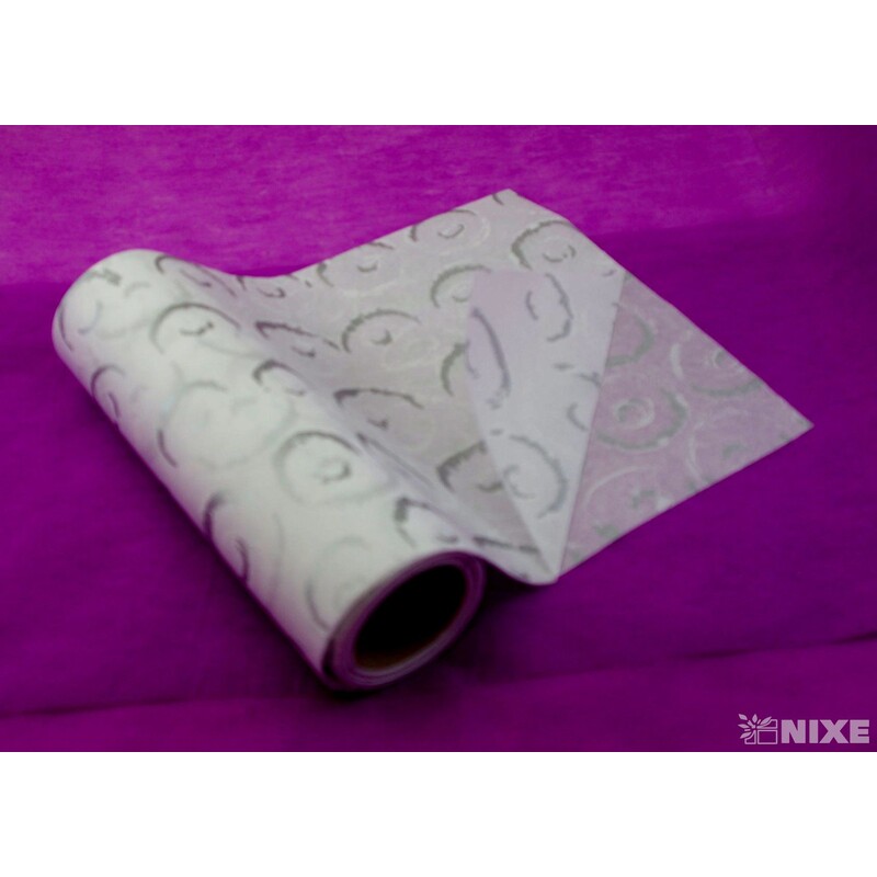 ROLE PAPÍR LOLLYPOP 50cmx20m*STŘÍBRNÁ