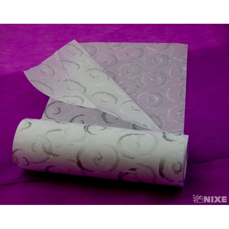 ROLE PAPÍR LOLLYPOP 50cmx20m*STŘÍBRNÁ