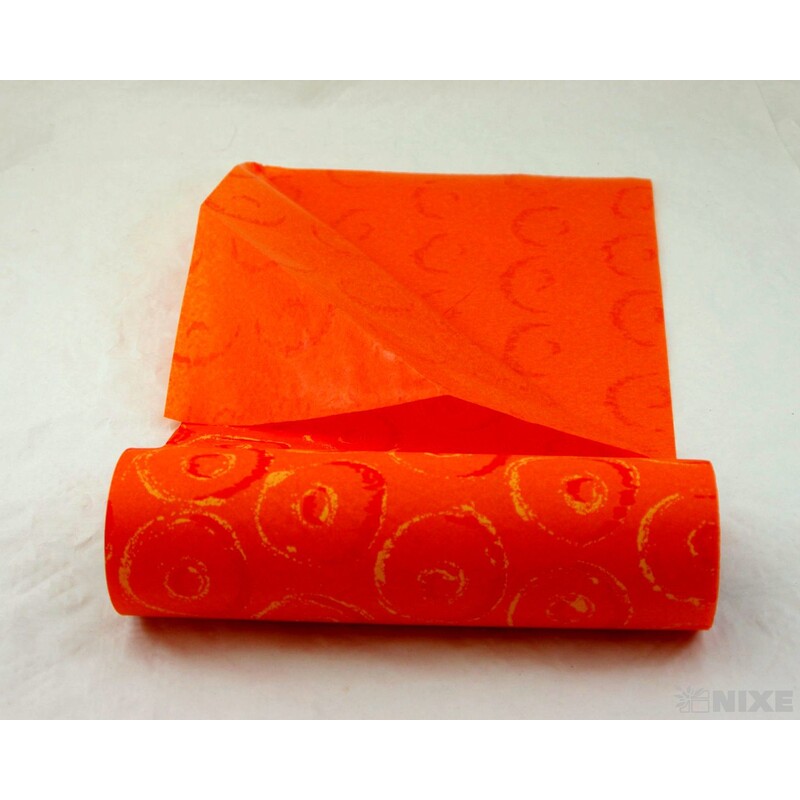 ROLE PAPÍR LOLLYPOP 50cmx20m*ORANŽOVÁ