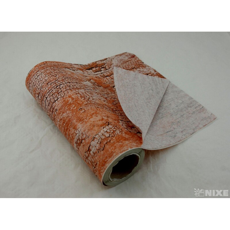 ROLE PAPÍR SHABBYCHIC 50cmx20m*HNĚDÁ