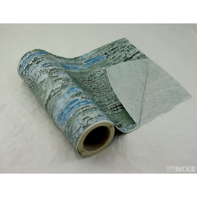 ROLE PAPÍR SHABBYCHIC 50cmx20m*STŘÍBRNÁ