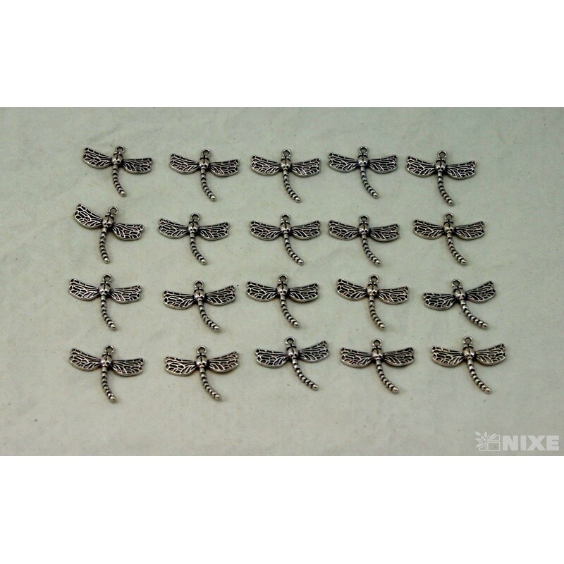 ZÁVĚS KOV VÁŽKA 20ks 3cm*STŘÍBRNÁ