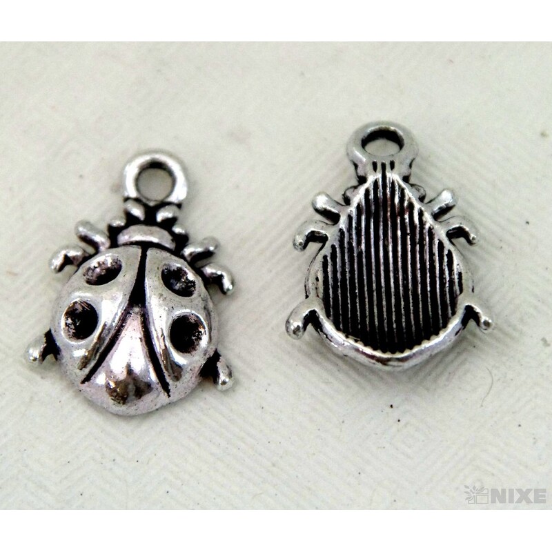 ZÁVĚS KOV BERUŠKA 20ks 2cm*STŘÍBRNÁ