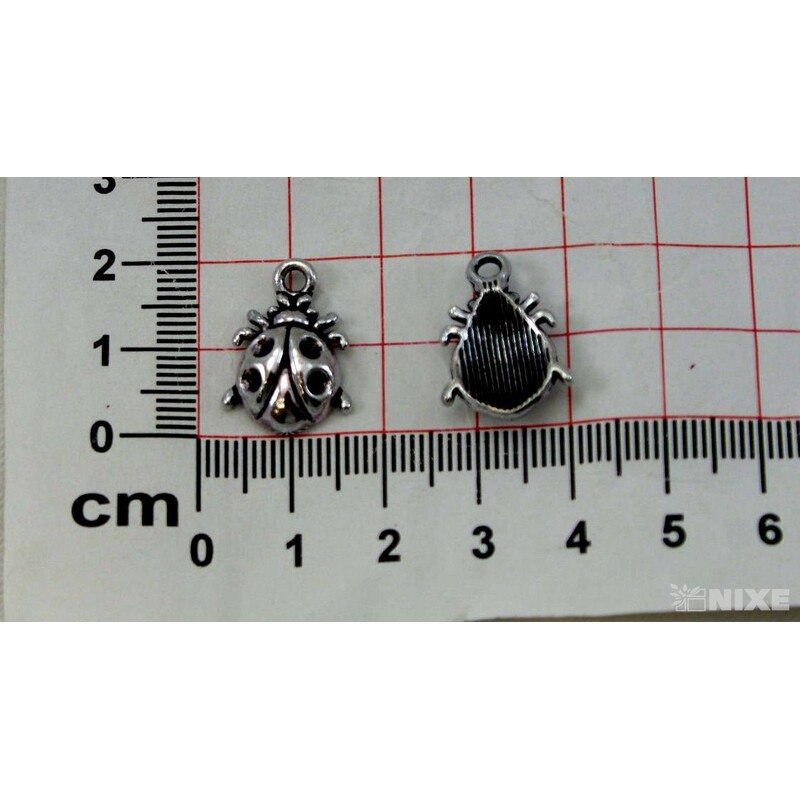 ZÁVĚS KOV BERUŠKA 20ks 2cm*STŘÍBRNÁ