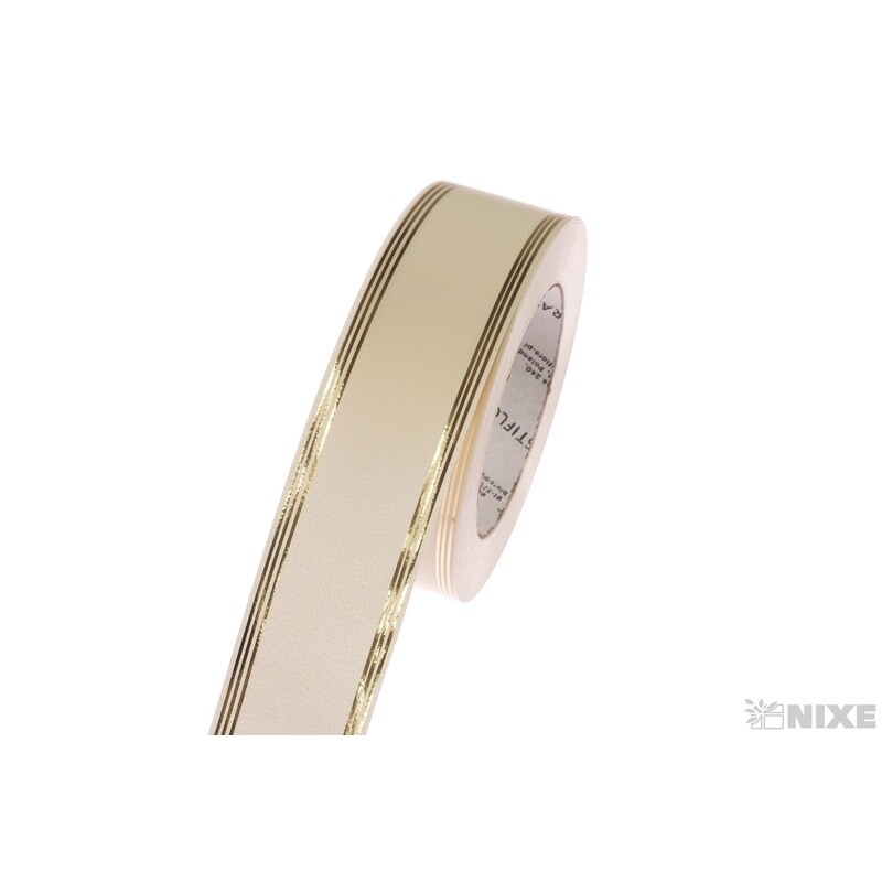 POHŘEBNÍ PÁSEK 40mmx50yd*KRÉMOVÁ