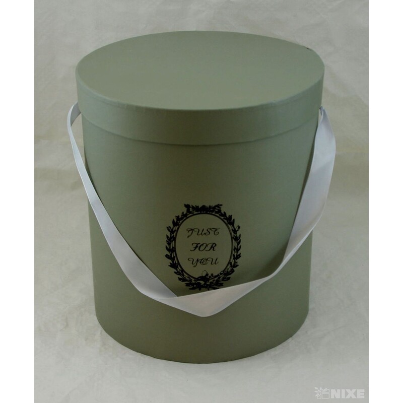 KVĚTINOVÝ BOX pr. 23x27cm 21x25 20x23*ŠEDÁ