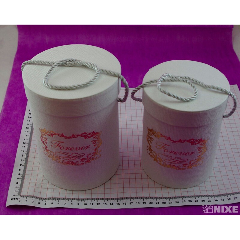 KVĚTINOVÝ BOX 2ks pr. 13x18cm 12x16*BÍLÁ