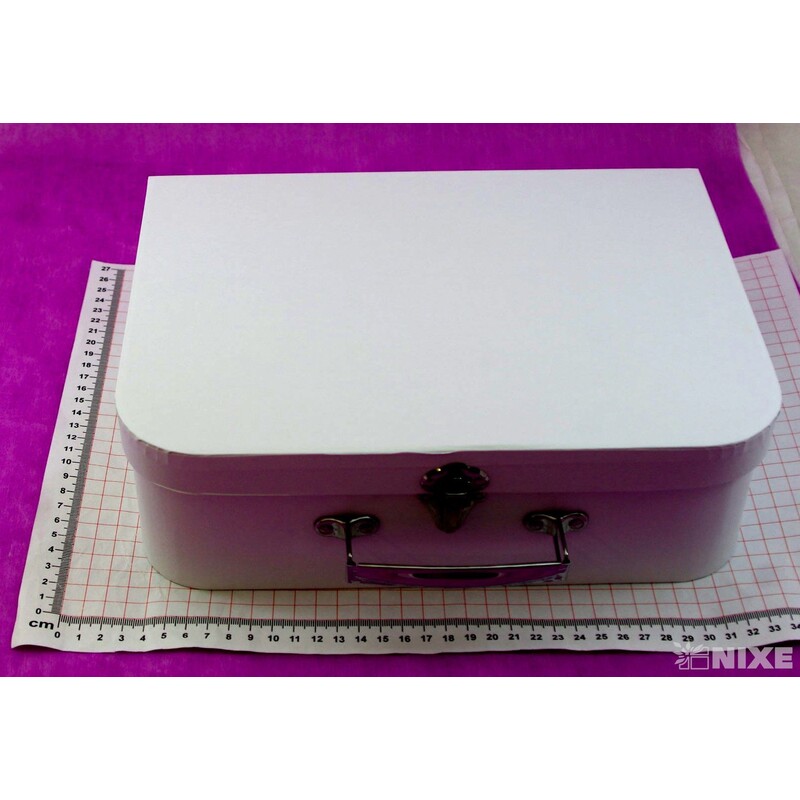 KUFŘÍK 3ks 29x21x9,5cm 24x18x8,5 19x15x8*BÍLÁ