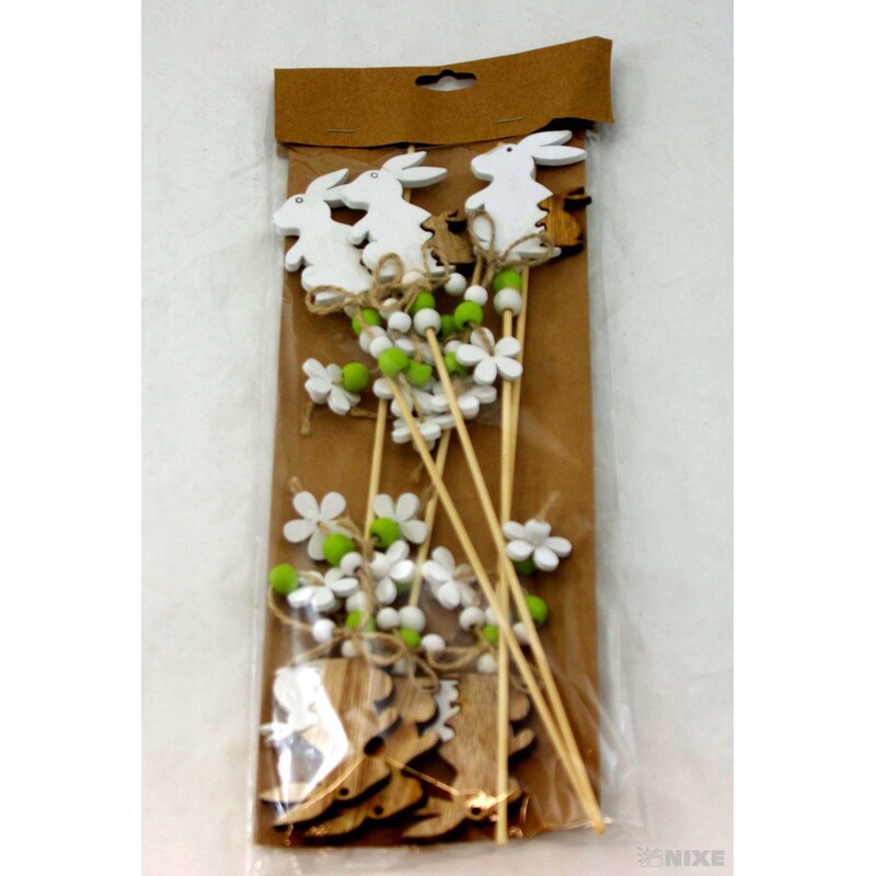 ZÁPICH ZAJÍC 6ks 6x30cm*MIX BAREV