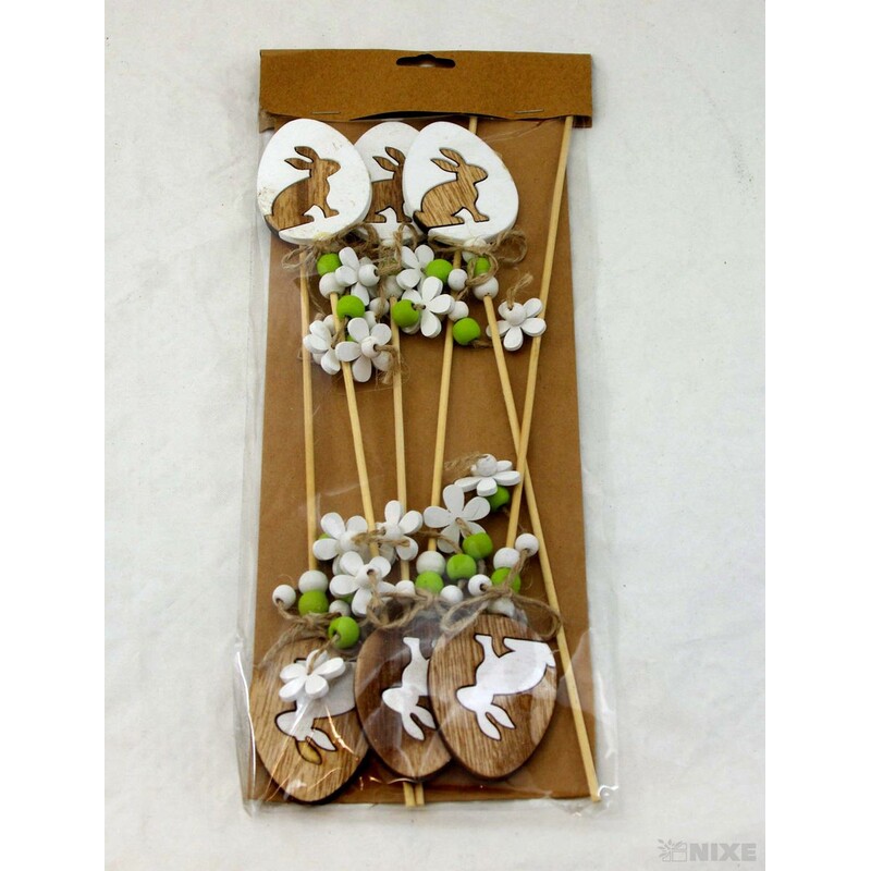 ZÁPICH ZAJÍC 6ks 6x30cm*MIX BAREV