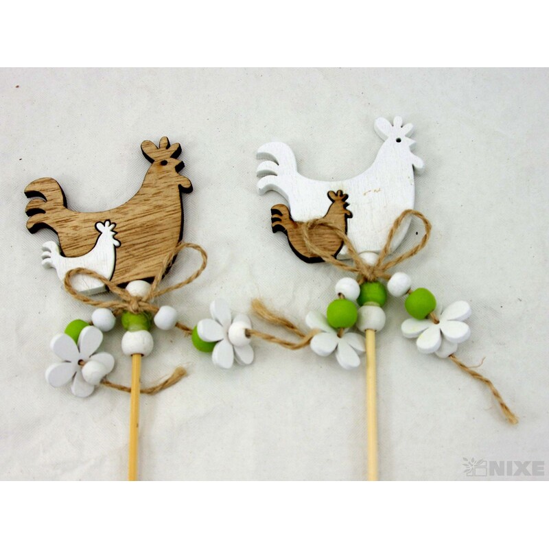 ZÁPICH KOHOUT 6ks 5x30cm*MIX BAREV