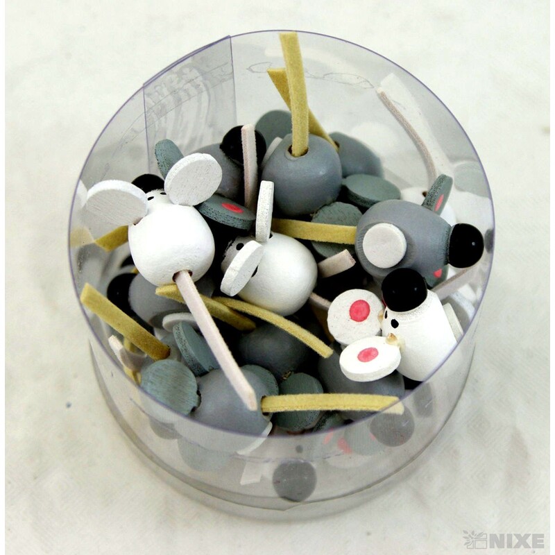 MYŠ NALEP 2cm 24ks*MIX BAREV