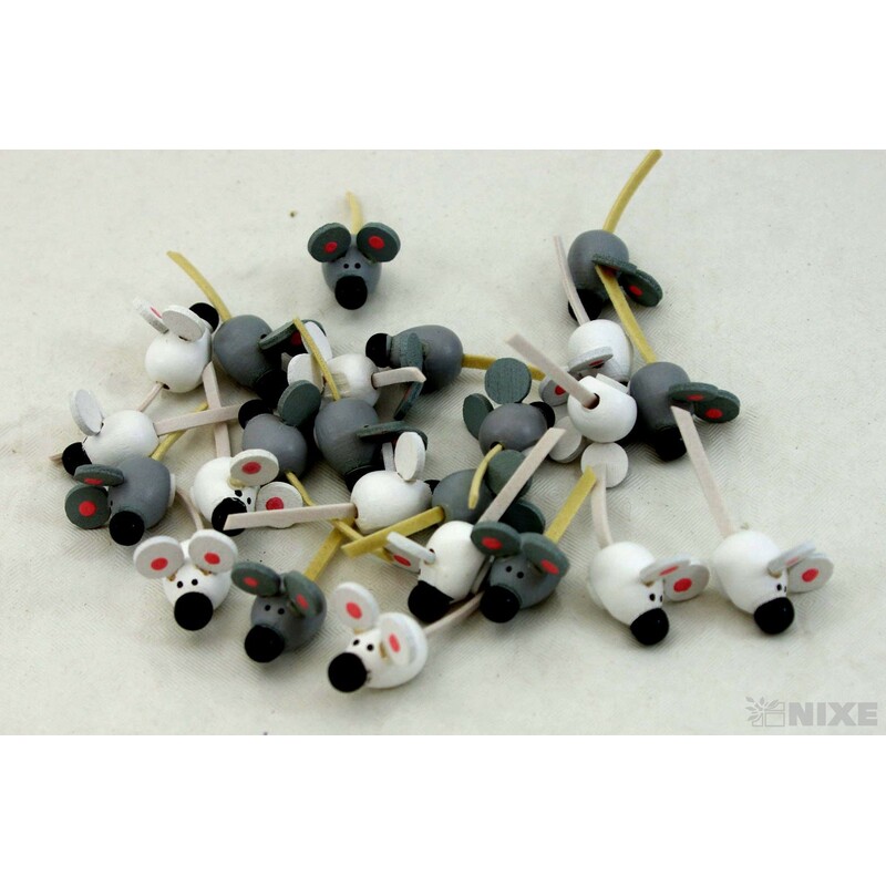 MYŠ NALEP 2cm 24ks*MIX BAREV