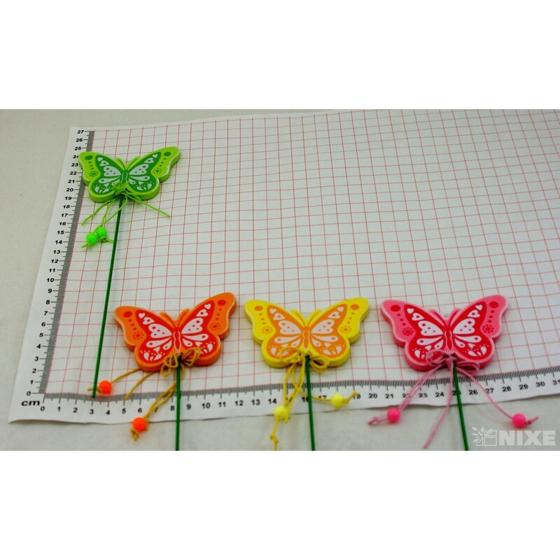 ZÁPICH MOTÝL 8x26cm 8ks*MIX BAREV