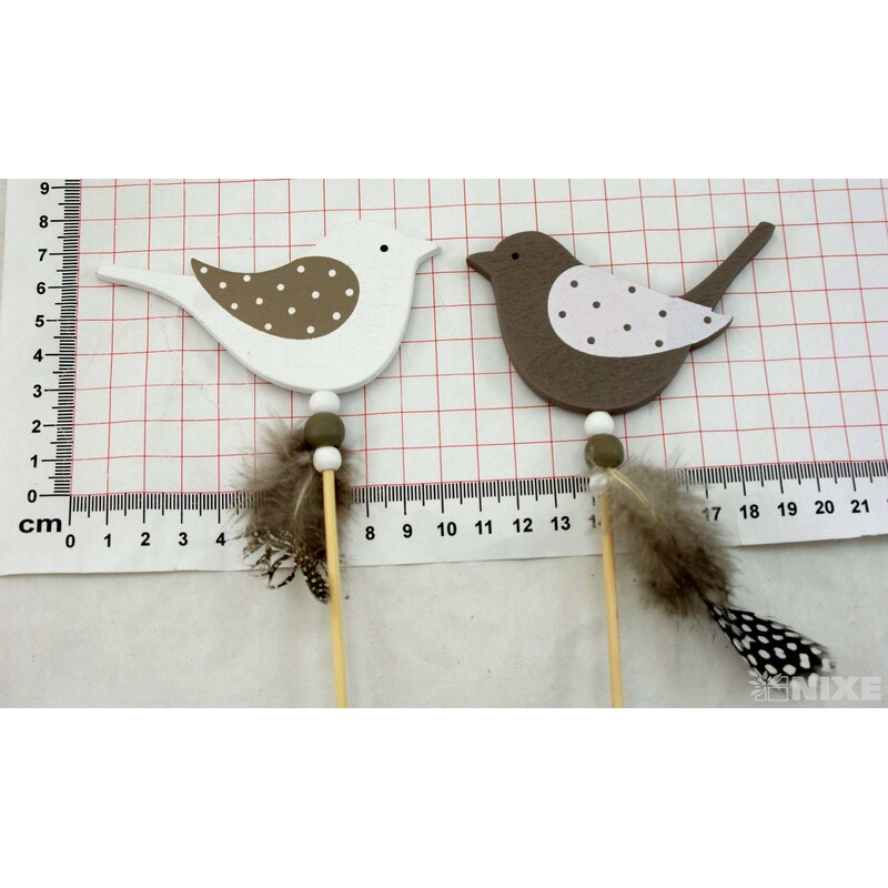 ZÁPICH PTÁČEK 10x24cm 10ks*MIX BAREV