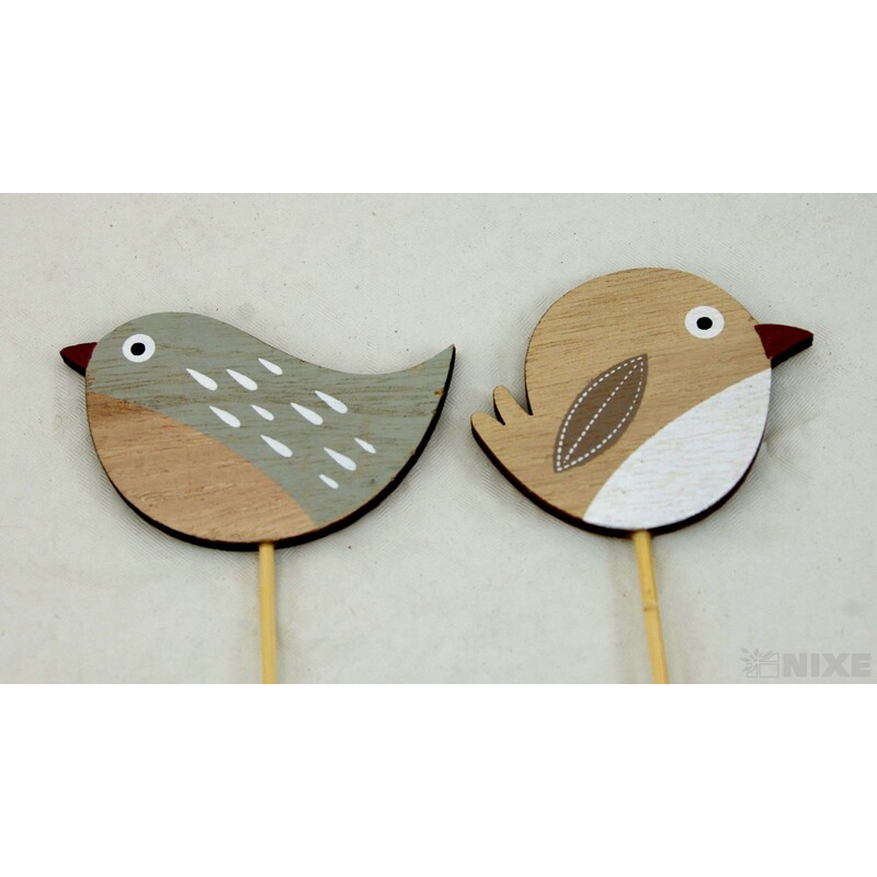 ZÁPICH PTÁČEK 8x27cm 16ks*MIX BAREV