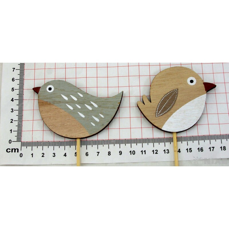 ZÁPICH PTÁČEK 8x27cm 16ks*MIX BAREV