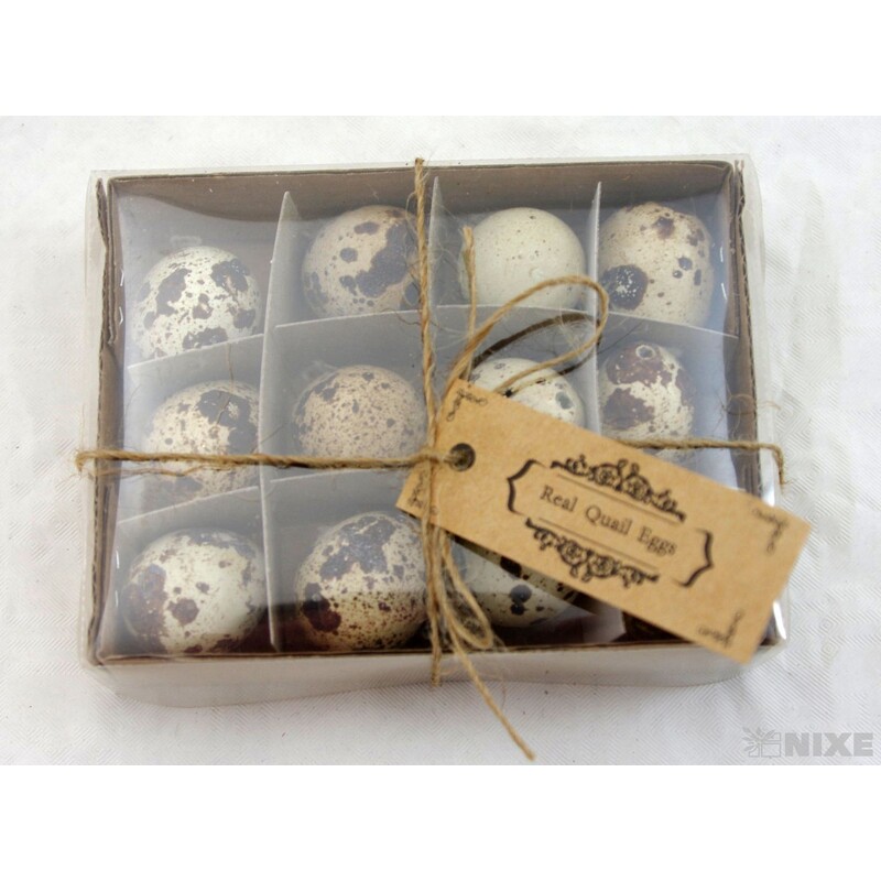 VAJÍČKA KŘEP. 3cm 12ks*PŘÍRODNÍ