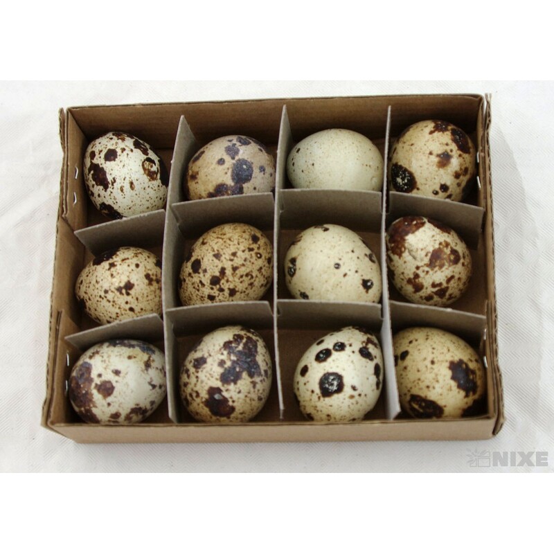 VAJÍČKA KŘEP. 3cm 12ks*PŘÍRODNÍ