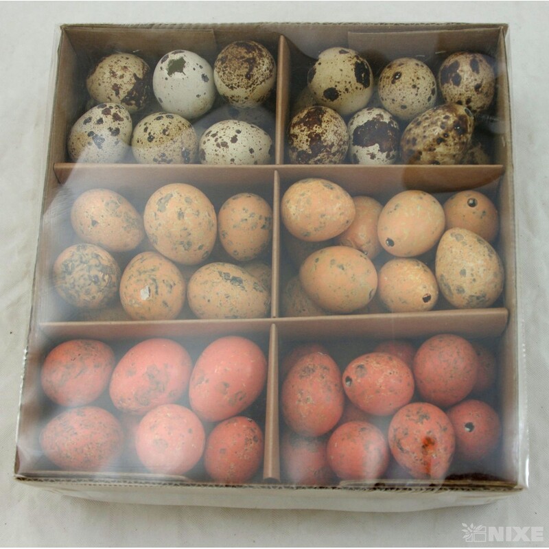 VAJÍČKA KŘEP. 3cm 72ks*MIX BAREV