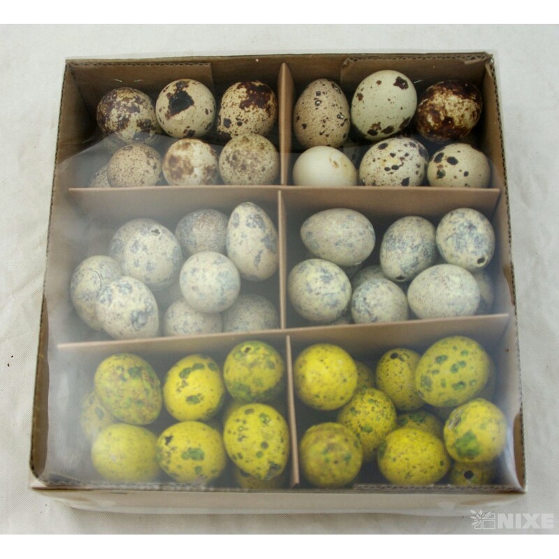 VAJÍČKA KŘEP. 3cm 72ks*MIX BAREV