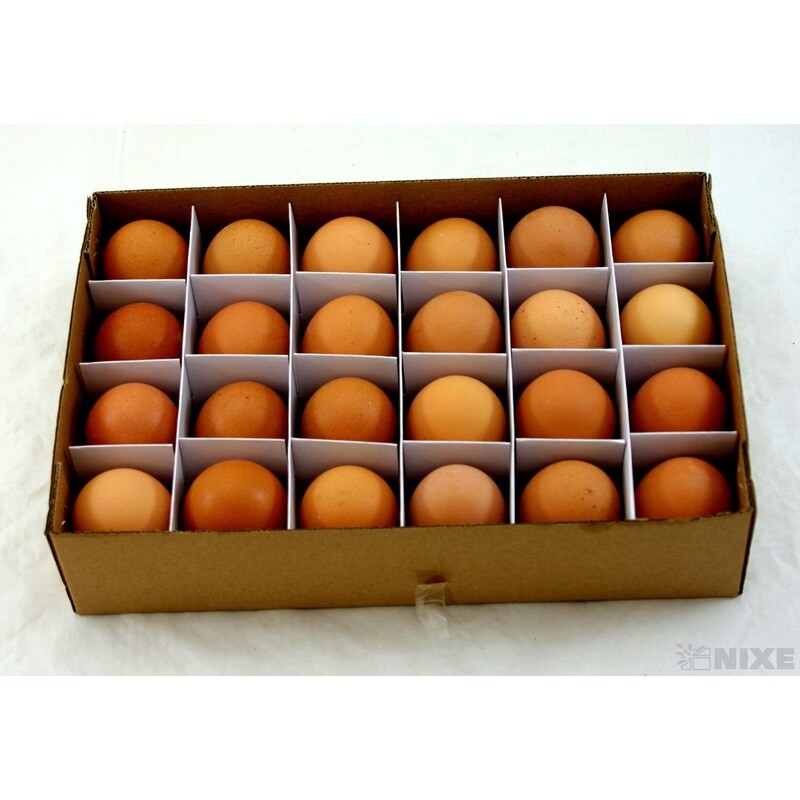 VAJÍČKA SLEP. 6cm 24ks*PŘÍRODNÍ