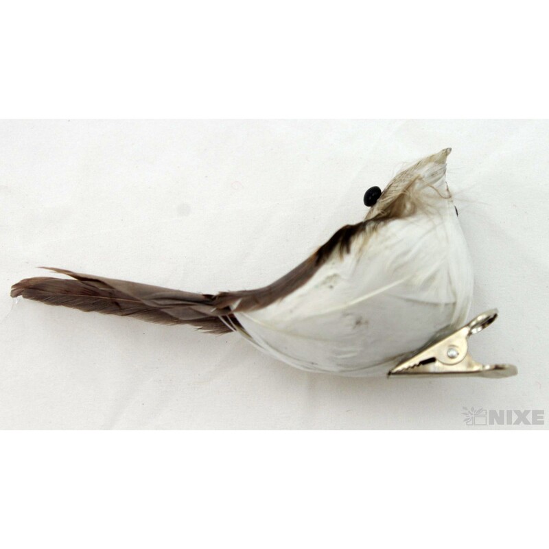 PTÁČEK  KLIPS 10cm 8ks*PŘÍRODNÍ