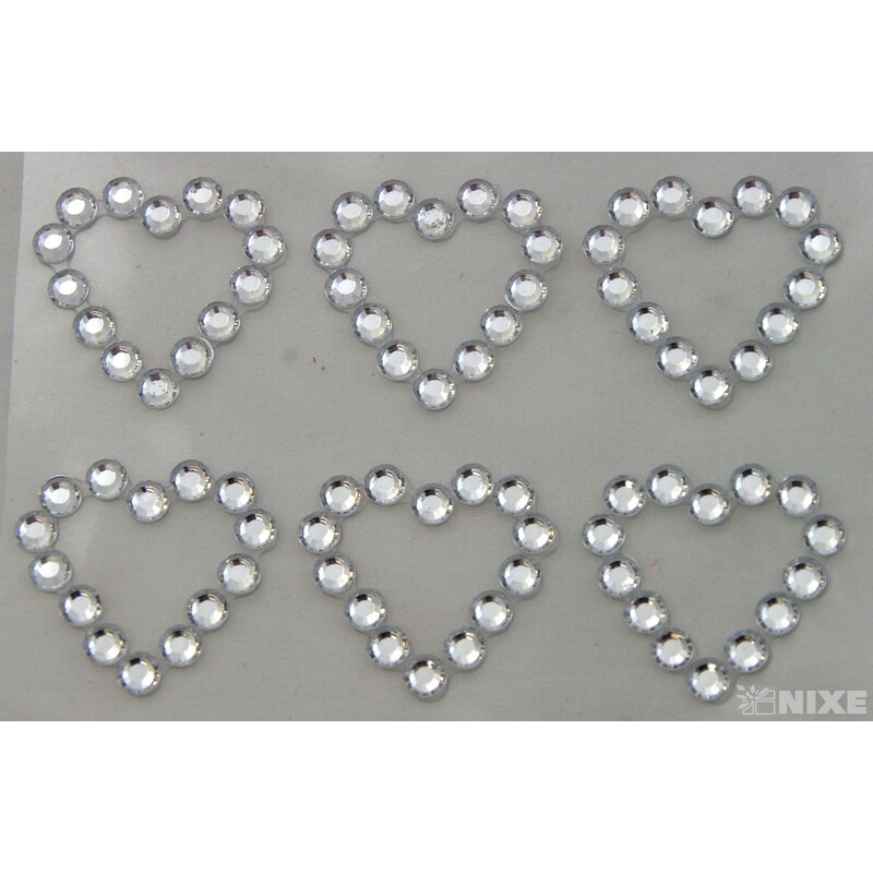 SRDÍČKA NALEP.*PRŮHLEDNÁ