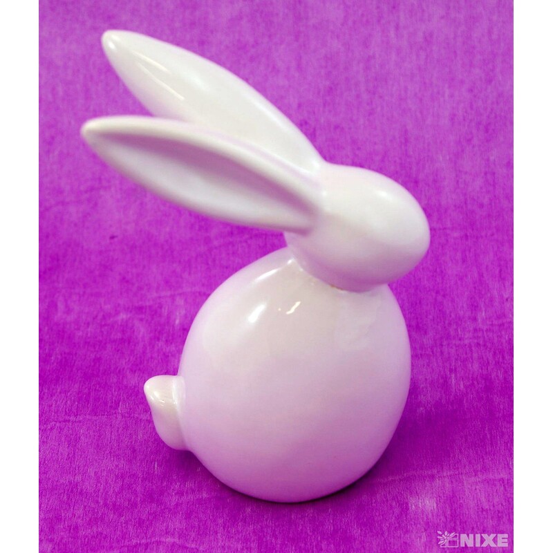 ZAJÍC KERAMIKA 6x14cm*BÍLÁ