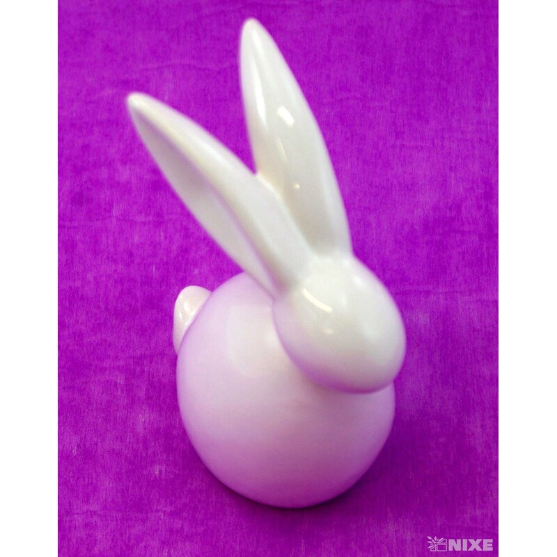 ZAJÍC KERAMIKA 6x14cm*BÍLÁ