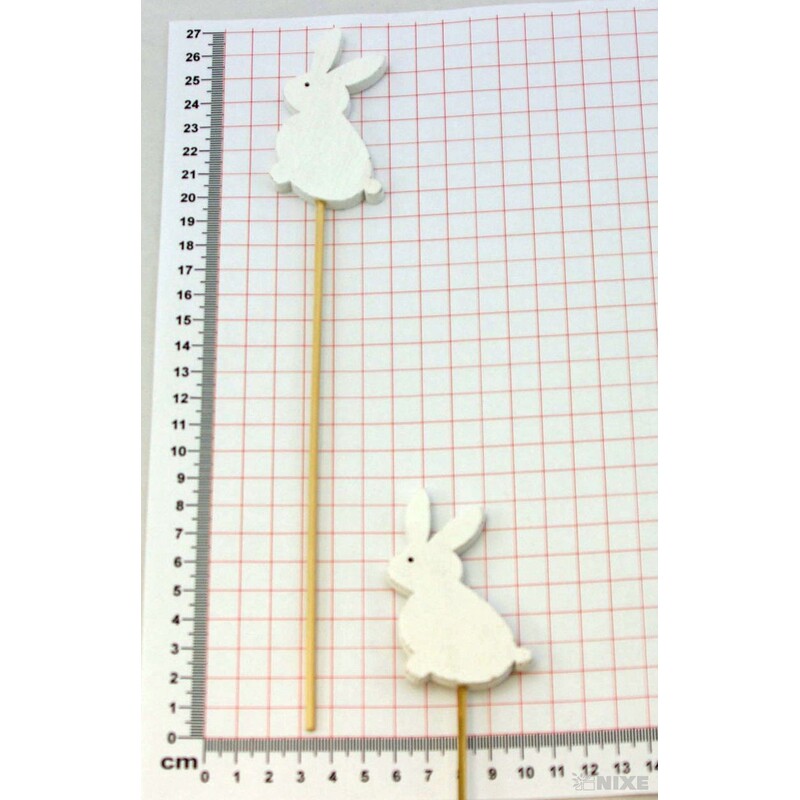 ZÁPICH ZAJÍC 8ks 7x26cm*BÍLÁ