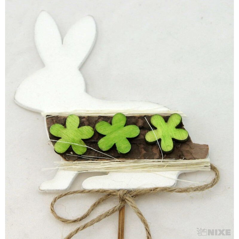 ZÁPICH ZAJÍC 8,5X28cm 12ks*BÍLÁ