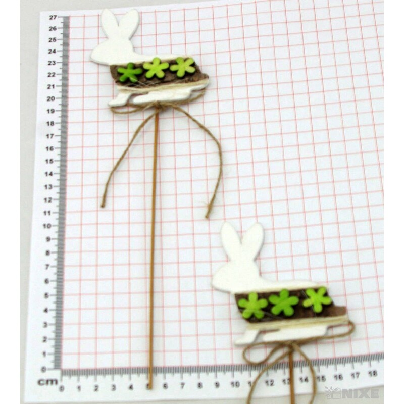 ZÁPICH ZAJÍC 8,5X28cm 12ks*BÍLÁ