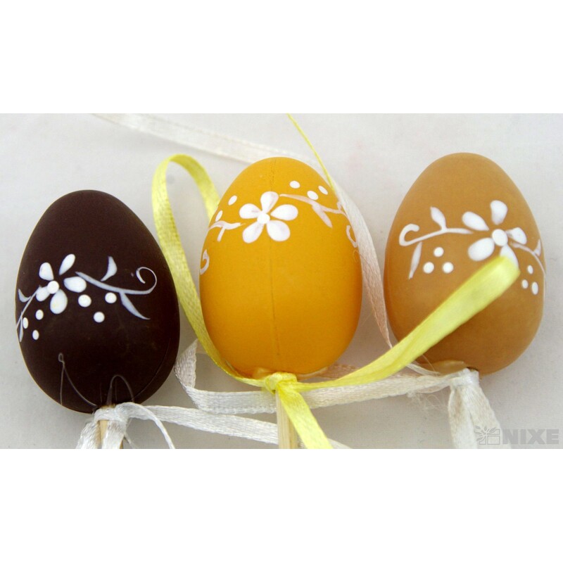 ZÁPICH VAJÍČKA 12ks 2,5x25cm*MIX BAREV