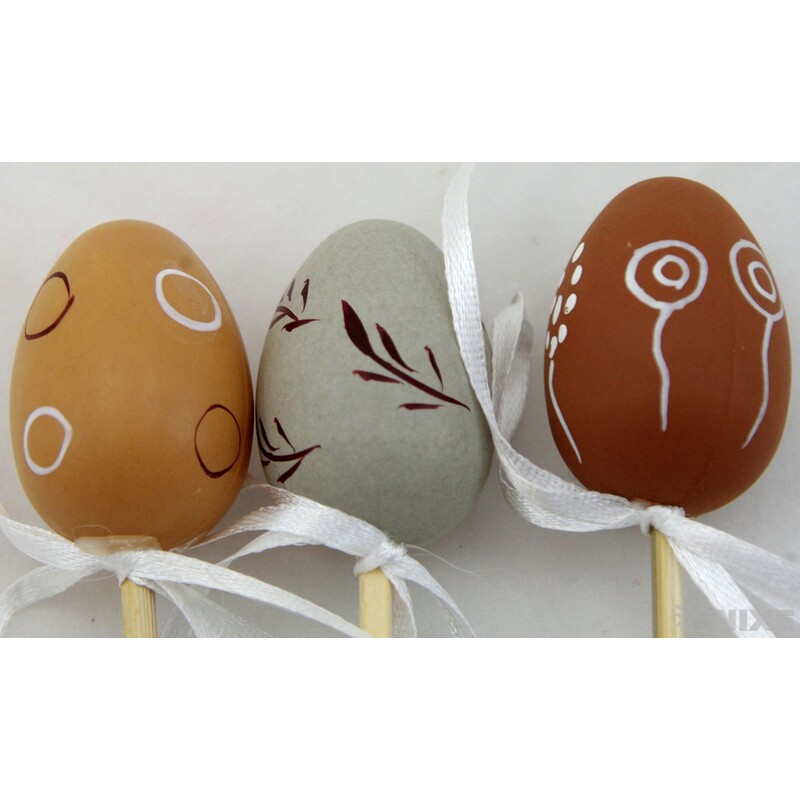 ZÁPICH VAJÍČKA 12ks 2,5x25cm*MIX BAREV