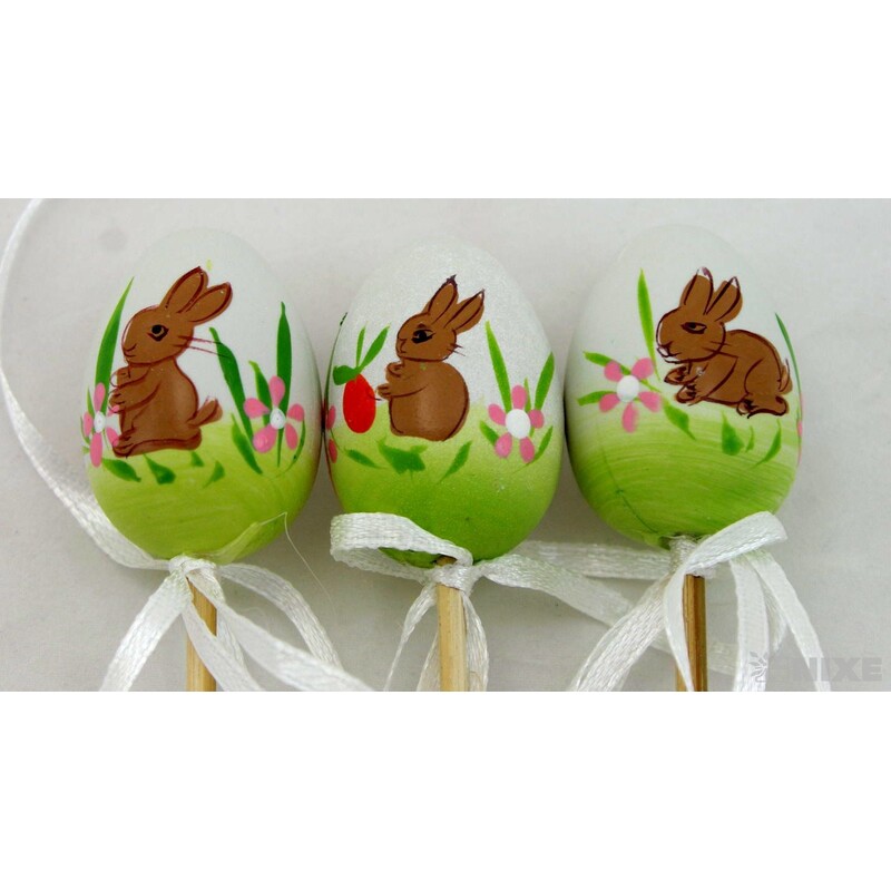 ZÁPICH VAJÍČKA 12ks 2,5x25cm*MIX BAREV