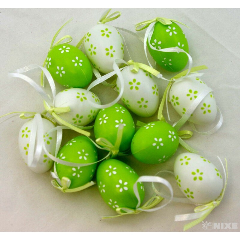 VAJÍČKA 12ks 4cm*MIX BAREV