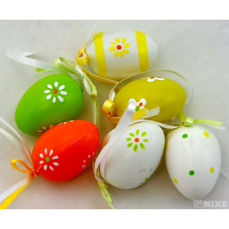 VAJÍČKA 12ks 4cm*MIX BAREV