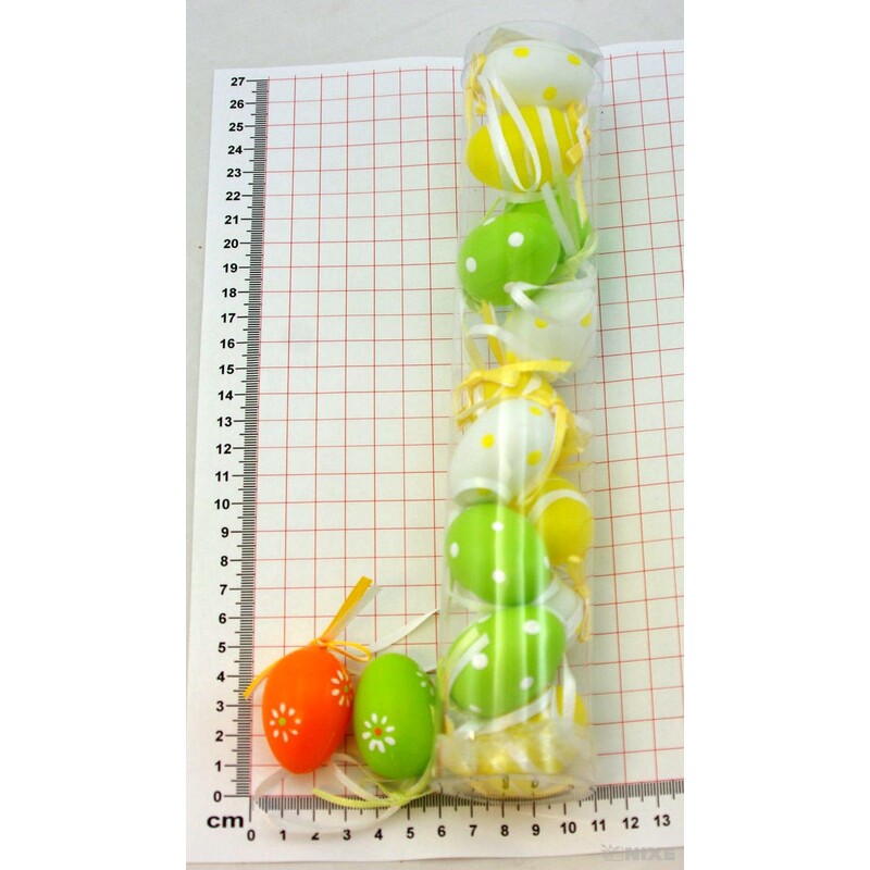 VAJÍČKA 12ks 4cm*MIX BAREV