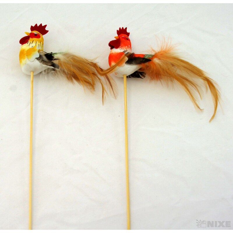 ZÁPICH KOHOUT 12ks 5x28cm*MIX BAREV