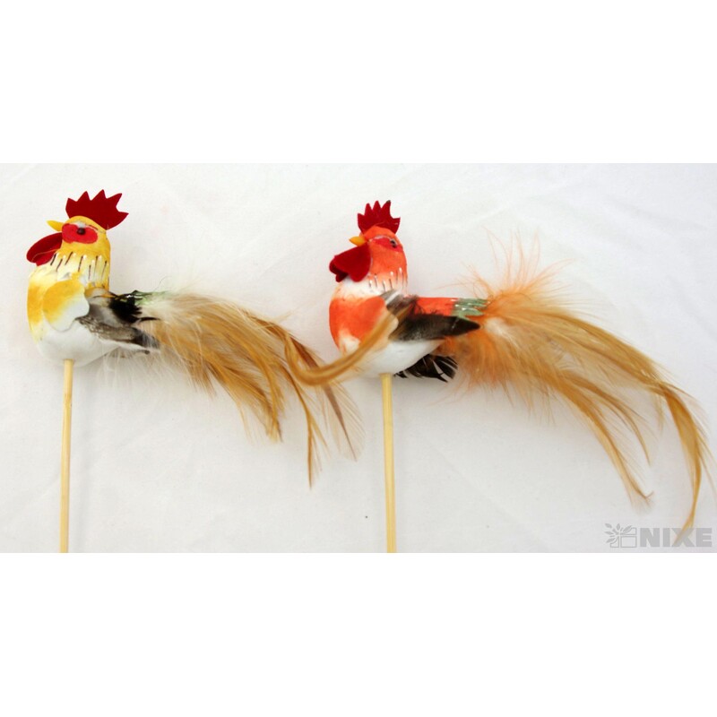 ZÁPICH KOHOUT 12ks 5x28cm*MIX BAREV