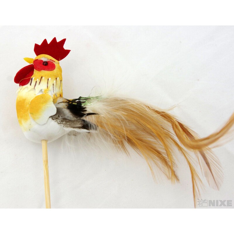 ZÁPICH KOHOUT 12ks 5x28cm*MIX BAREV