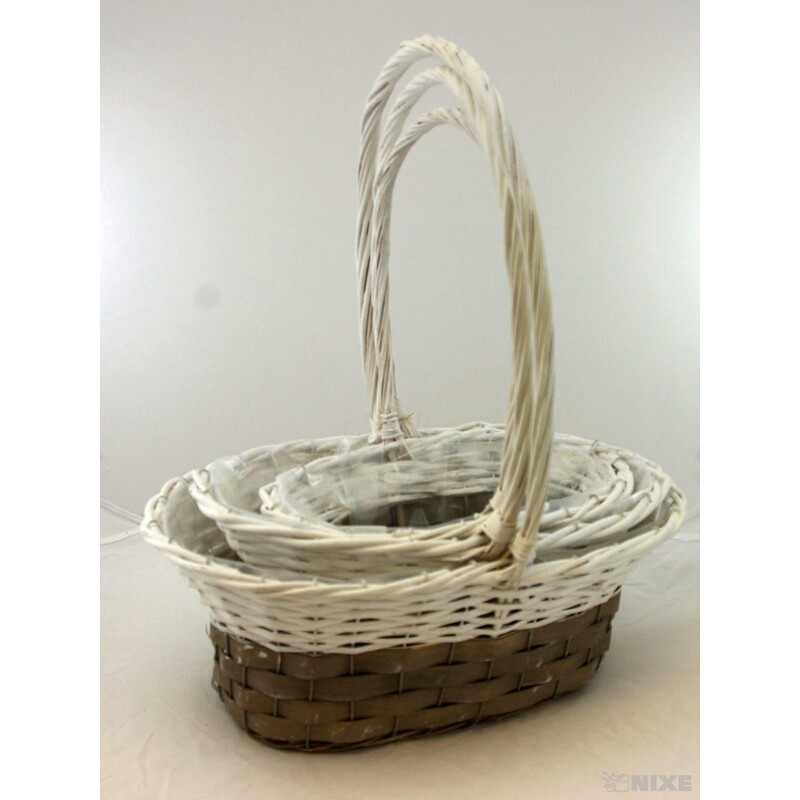 KOŠ 40x24X17cm 34x21x15 27x16x13*MIX BAREV