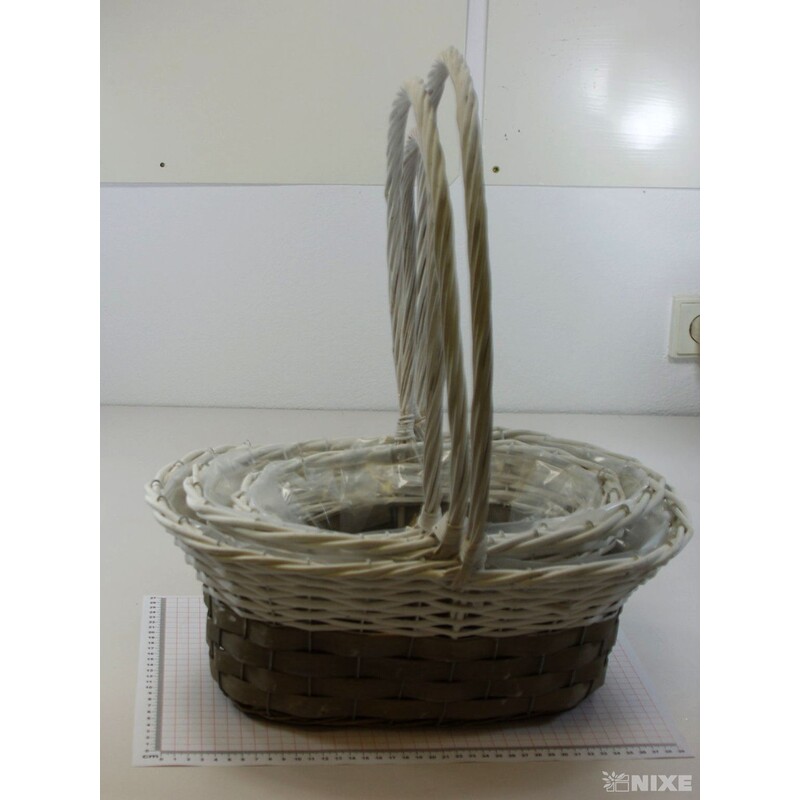 KOŠ 40x24X17cm 34x21x15 27x16x13*MIX BAREV