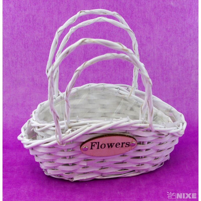 KOŠ 28x15x12cm 23x12x10*BÍLÁ