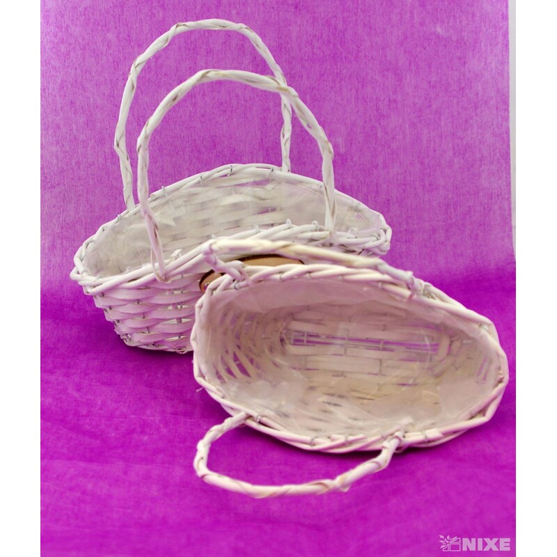 KOŠ 28x15x12cm 23x12x10*BÍLÁ