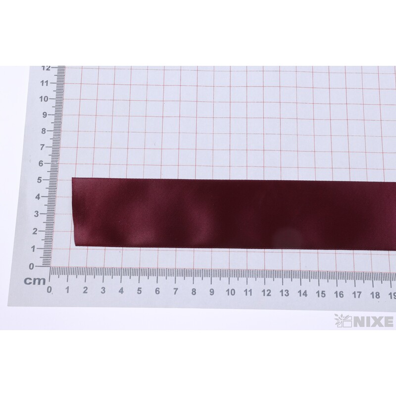 SATÉNOVÁ STUHA TTR JS 38mmx100m*BORDOVÁ BURGUNDY