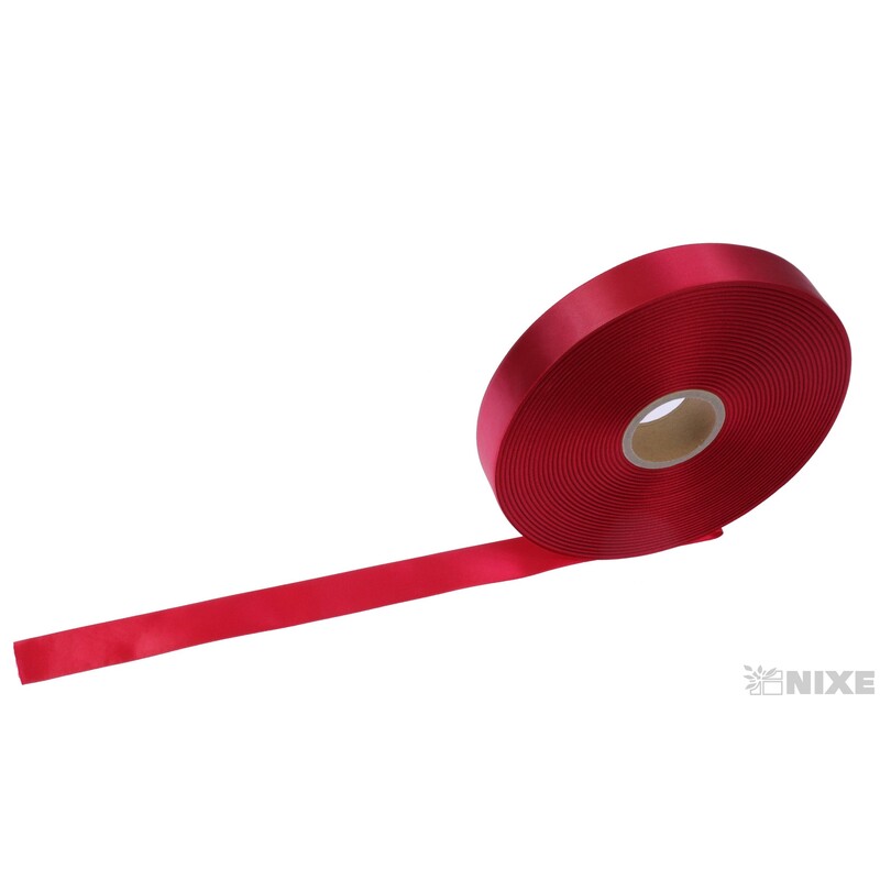 SATÉNOVÁ STUHA TTR JS 25mmx100m*ČERVENÁ TM. CARDINAL